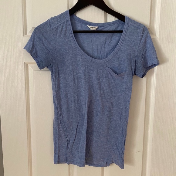 Heather blue Club Monaco T-Shirt in Xsmall